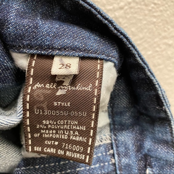 7 for all Mankind A pocket flare bootcut jeans Y2k - Picture 6 of 6